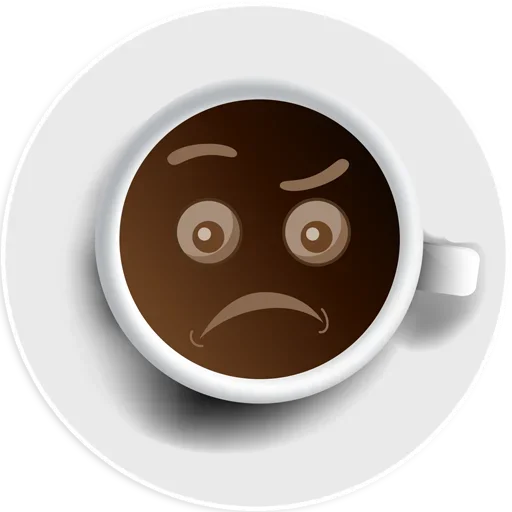 🤨 Стикер «Coffee Smile» для Telegram