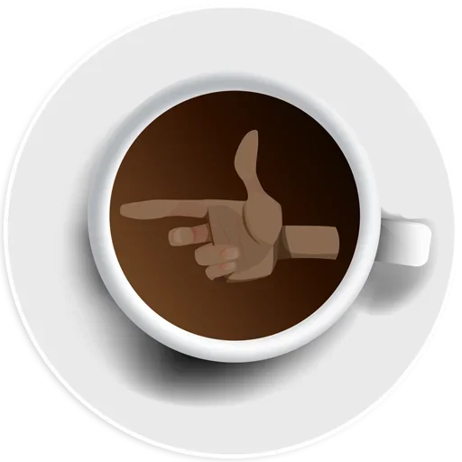 👈 Стикер «Coffee Smile» для Telegram