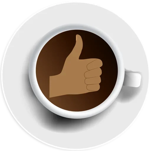 👍 Стикер «Coffee Smile» для Telegram