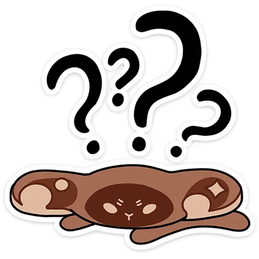 ❓ Стикер «Сливкис и Кофик» для Telegram
