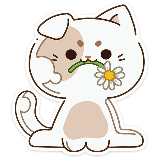 🌻 Стикер «Сливкис и Кофик» для Telegram