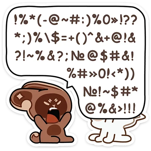 🤔 Стикер «Сливкис и Кофик» для Telegram