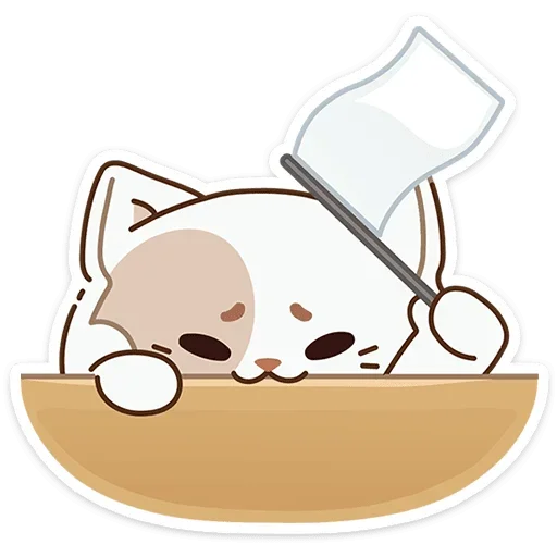 🏳 Стикер «Сливкис и Кофик» для Telegram