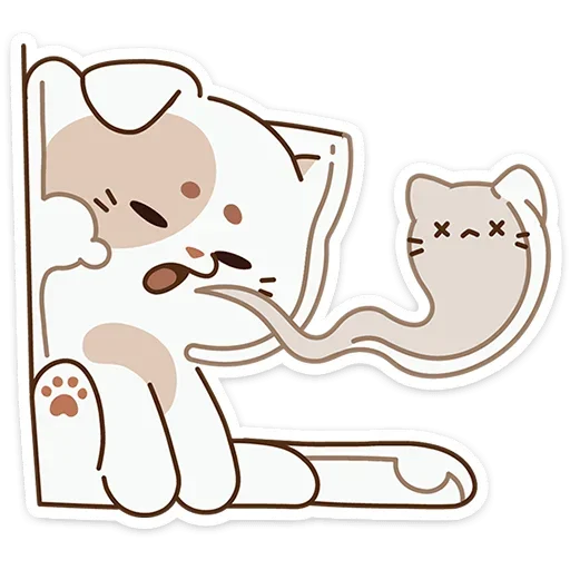 ⚰ Стикер «Сливкис и Кофик» для Telegram