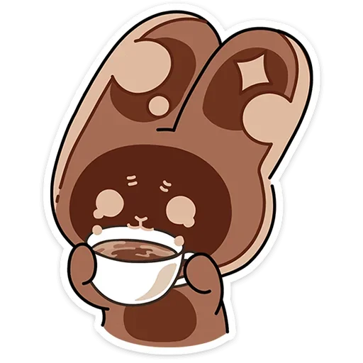 ☕ Стикер «Сливкис и Кофик» для Telegram
