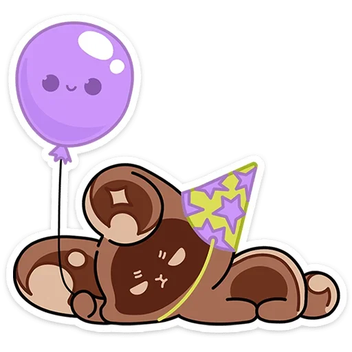 🥳 Стикер «Сливкис и Кофик» для Telegram