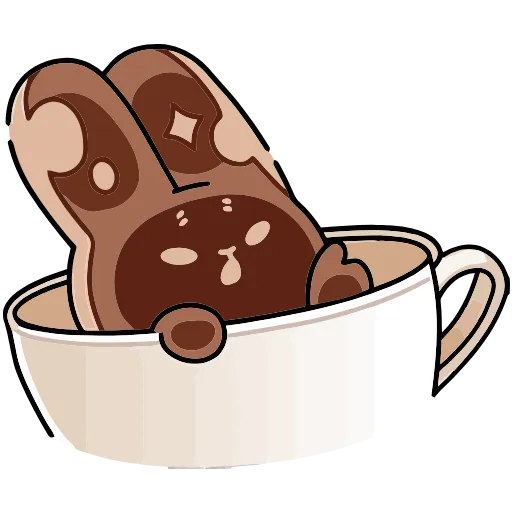 Стикерпак Сливкис и Кофик для Telegram
