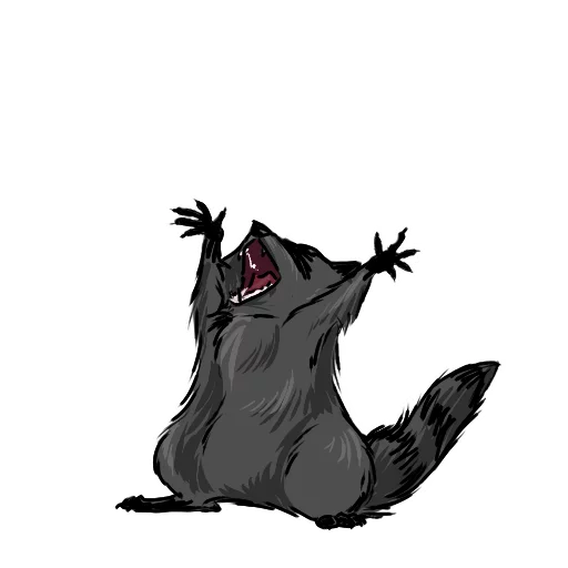 🤑 Стикер «Coffee with raccoon and RDJ» для Telegram