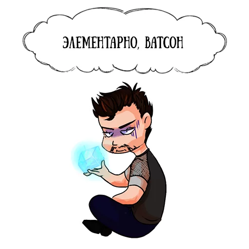 😈 Стикер «Coffee with raccoon and RDJ» для Telegram