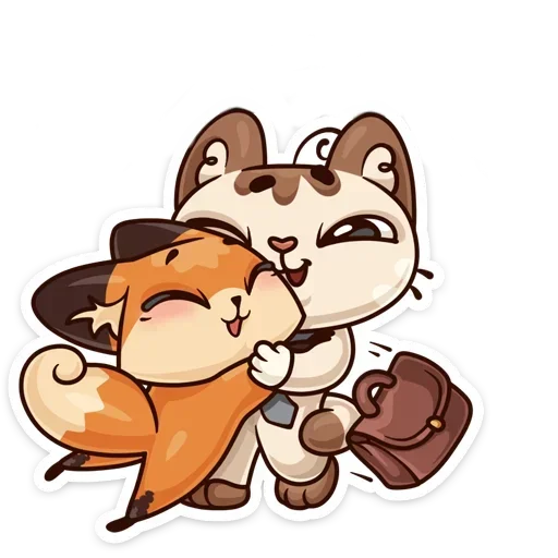 🤗 Стикер «Когда просто любишь без надписей» для Telegram
