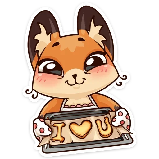 ❤️ Стикер «Когда просто любишь без надписей» для Telegram