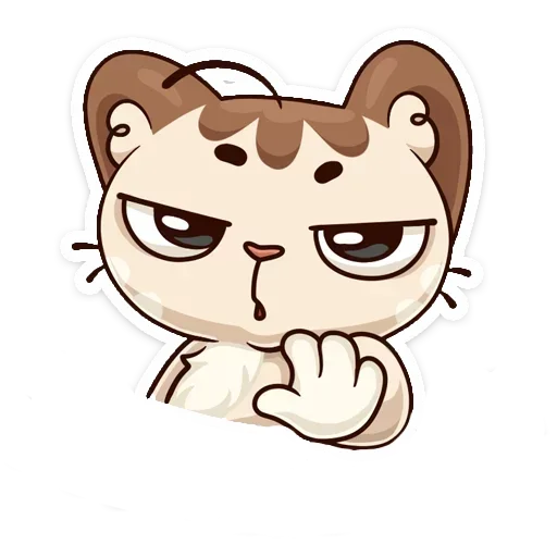 ✋ Стикер «Когда просто любишь без надписей» для Telegram