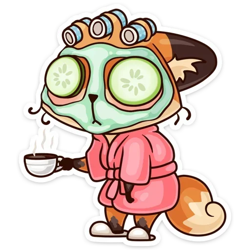 ☕️ Стикер «Когда просто любишь без надписей» для Telegram