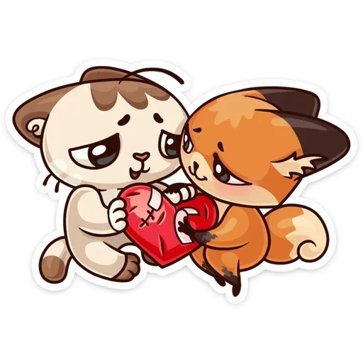 ❤️‍🩹 Стикер «Когда просто любишь без надписей» для Telegram