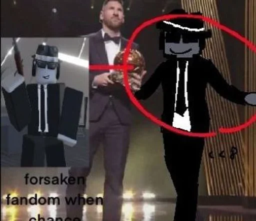 🌟 Стикер «CHANCE FORSAKEN» для Telegram