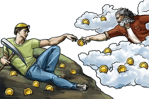 💰 Стикер «Cointelegraph and more» для Telegram