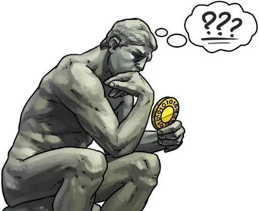 🤔 Стикер «Cointelegraph and more» для Telegram