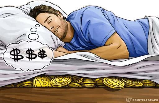 😴 Стикер «Cointelegraph and more» для Telegram
