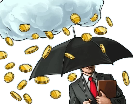 🌧 Стикер «Cointelegraph and more» для Telegram