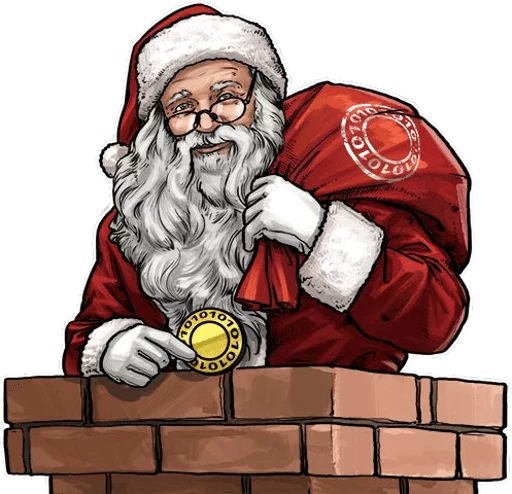 🎅 Стикер «Cointelegraph and more» для Telegram