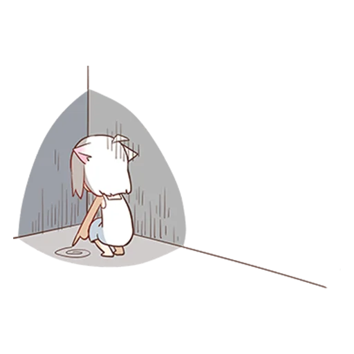☹️ Стикер «Соко тян» для Telegram