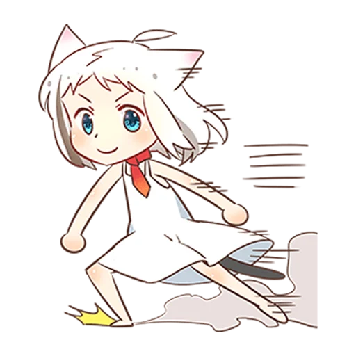 🏃‍♀️ Стикер «Соко тян» для Telegram