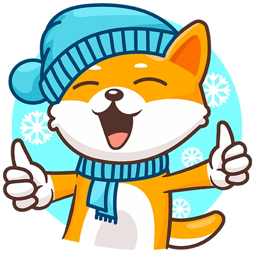 ❤️ Стикер «ColdFloki» для Telegram