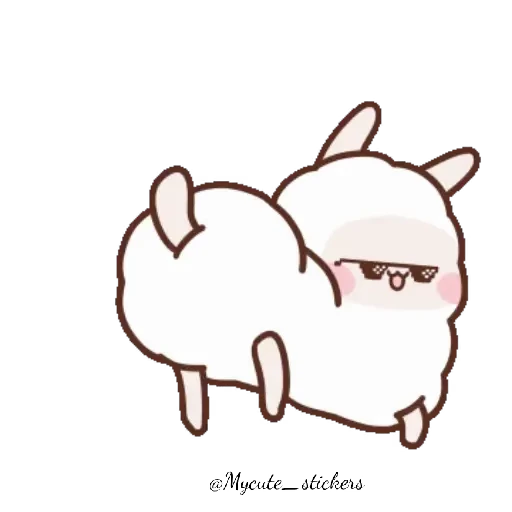 🦙 Стикер «colección cute 2» для Telegram