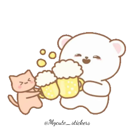 🍻 Стикер «colección cute 2» для Telegram