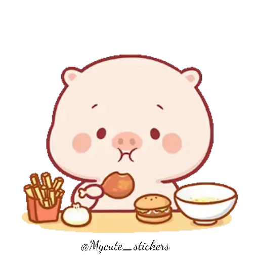 🐷 Стикер «colección cute 2» для Telegram