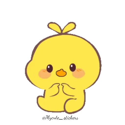 🐤 Стикер «colección cute 2» для Telegram