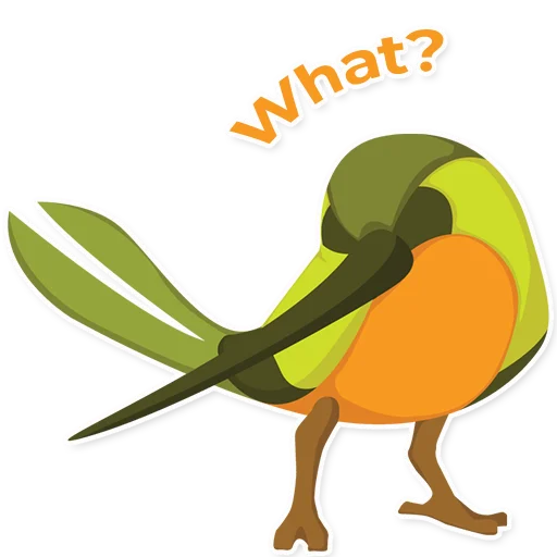 🤔 Стикер «Colibri» для Telegram