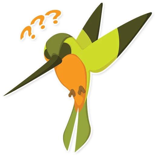 ❓ Стикер «Colibri» для Telegram