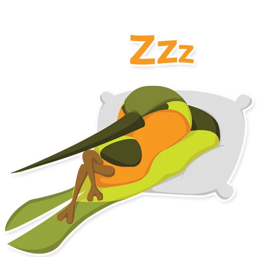 💤 Стикер «Colibri» для Telegram