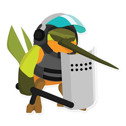 👮‍♂️ Стикер «Colibri» для Telegram