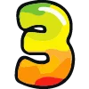 3️⃣ Эмодзи «Color alphabet - разноцветный алфавит» для Telegram