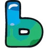 🔠 Эмодзи «Color alphabet - разноцветный алфавит» для Telegram