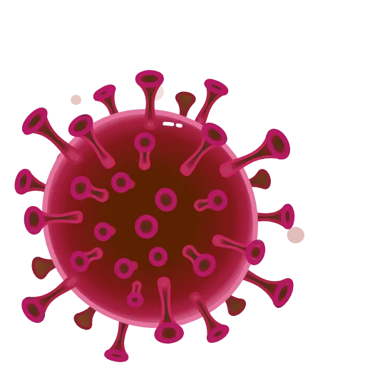 🔴 Стикер «coloravirus» для Telegram