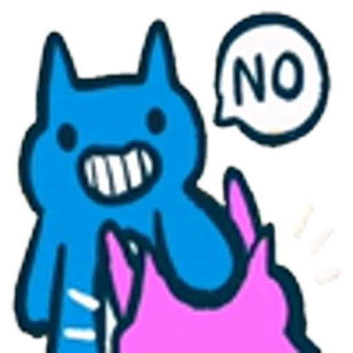 👎 Эмодзи «colorcats» для Telegram