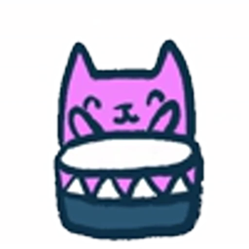 🥁 Эмодзи «colorcats» для Telegram