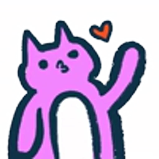 😘 Эмодзи «colorcats» для Telegram