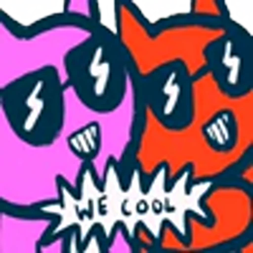 😎 Эмодзи «colorcats» для Telegram