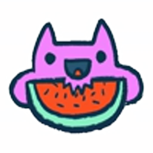 🍉 Эмодзи «colorcats» для Telegram