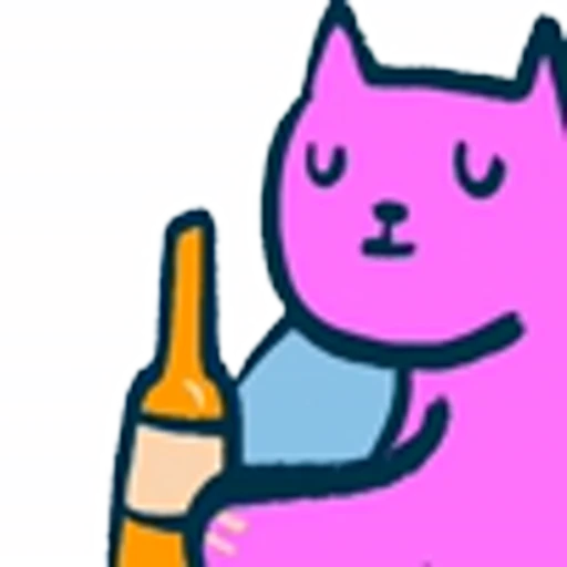 🍾 Эмодзи «colorcats» для Telegram