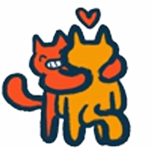 🤗 Эмодзи «colorcats» для Telegram