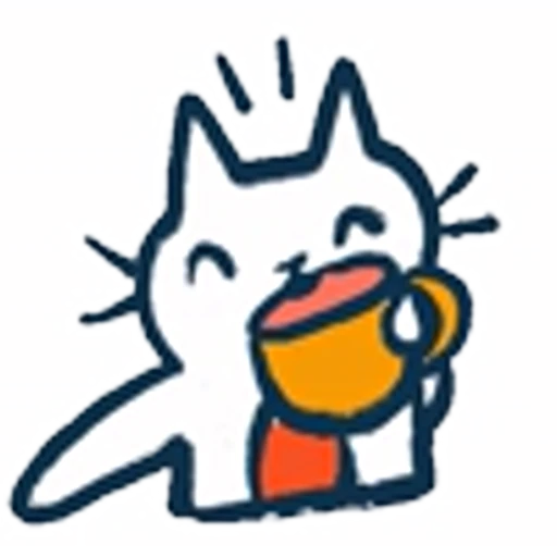 ☕️ Эмодзи «colorcats» для Telegram