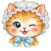 😉 Эмодзи «Разноцветные буквы, иконки и котики» для Telegram