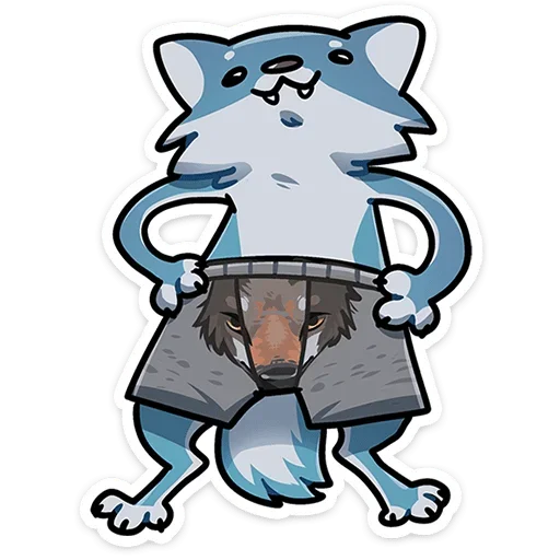 🐺 Стикер «Айфель» для Telegram