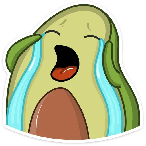😭 Стикер «Авокадик» для Telegram