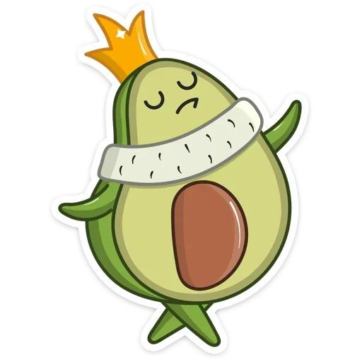 👑 Стикер «Авокадик» для Telegram
